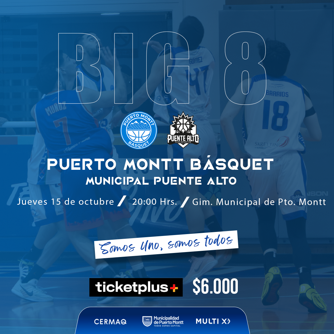PUERTO MONTT BASQUET VS PUENTE ALTO LIGA CHERY BY CECINAS LLANQUIHUE