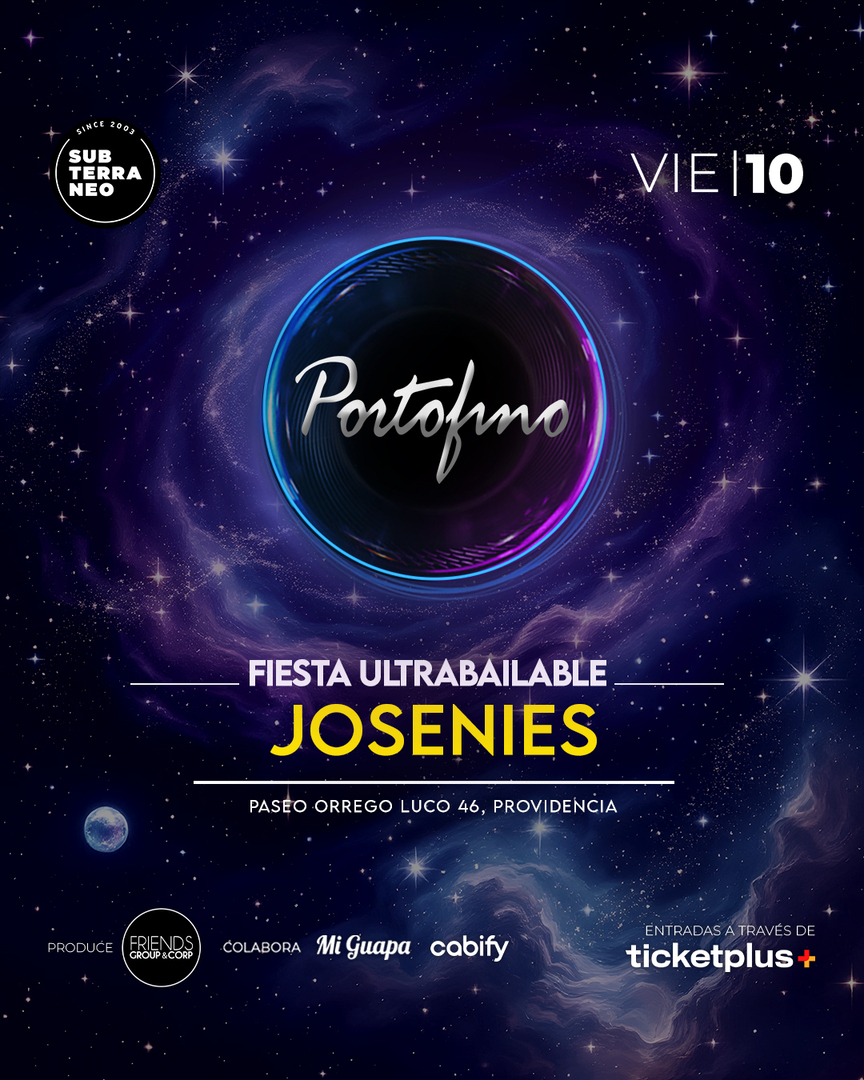 PORTOFINO Full ultrabailable ★ VIERNES 10 OCTUBRE ★ Club Subterráneo (+23)