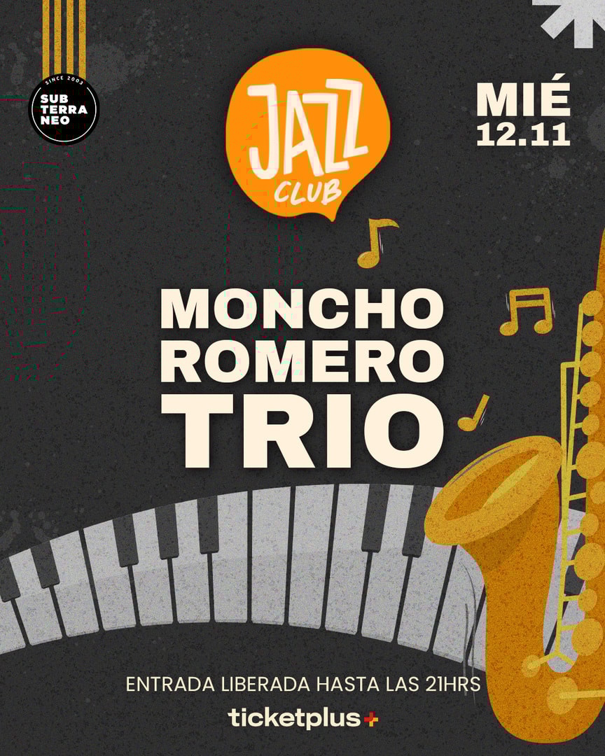 JAZZ CLUB 🎵 MIÉRCOLES 12 NOVIEMBRE ★ Club Subterráneo 