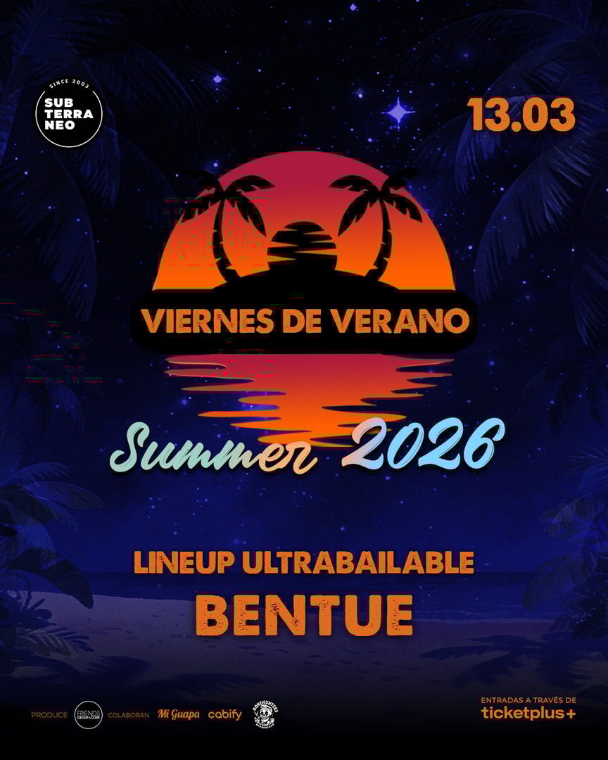 VIERNES DE VERANO Full ultrabailable ★ VIERNES 13 MARZO ★ Club Subterráneo (+23)