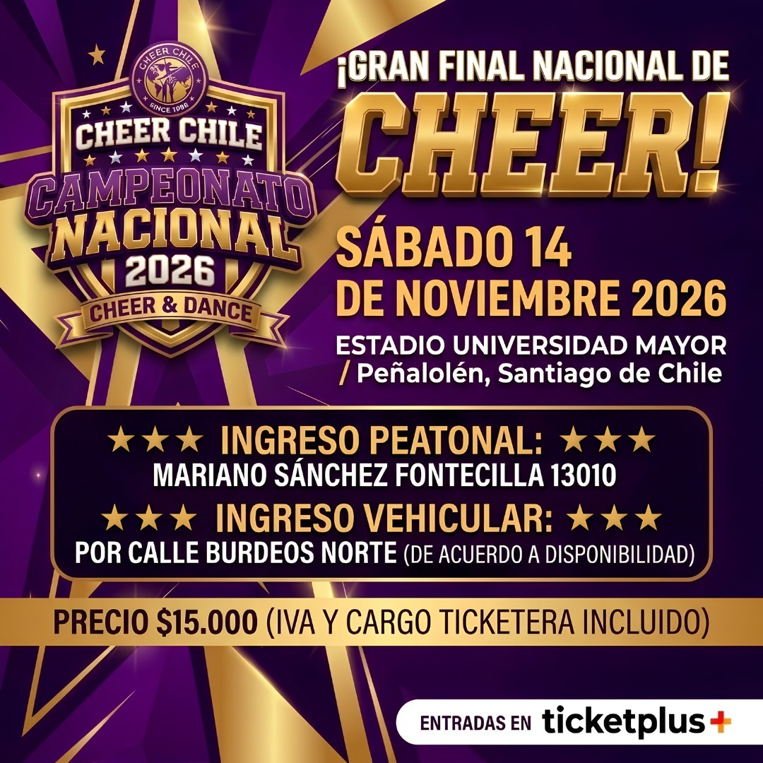 FINAL NACIONAL CHEER CHILE - CHEER