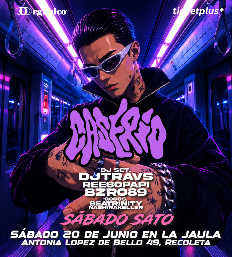 Sábado Sato 😈 en Caserío fiesta Sábado 20 de Junio en Spot La Jaula