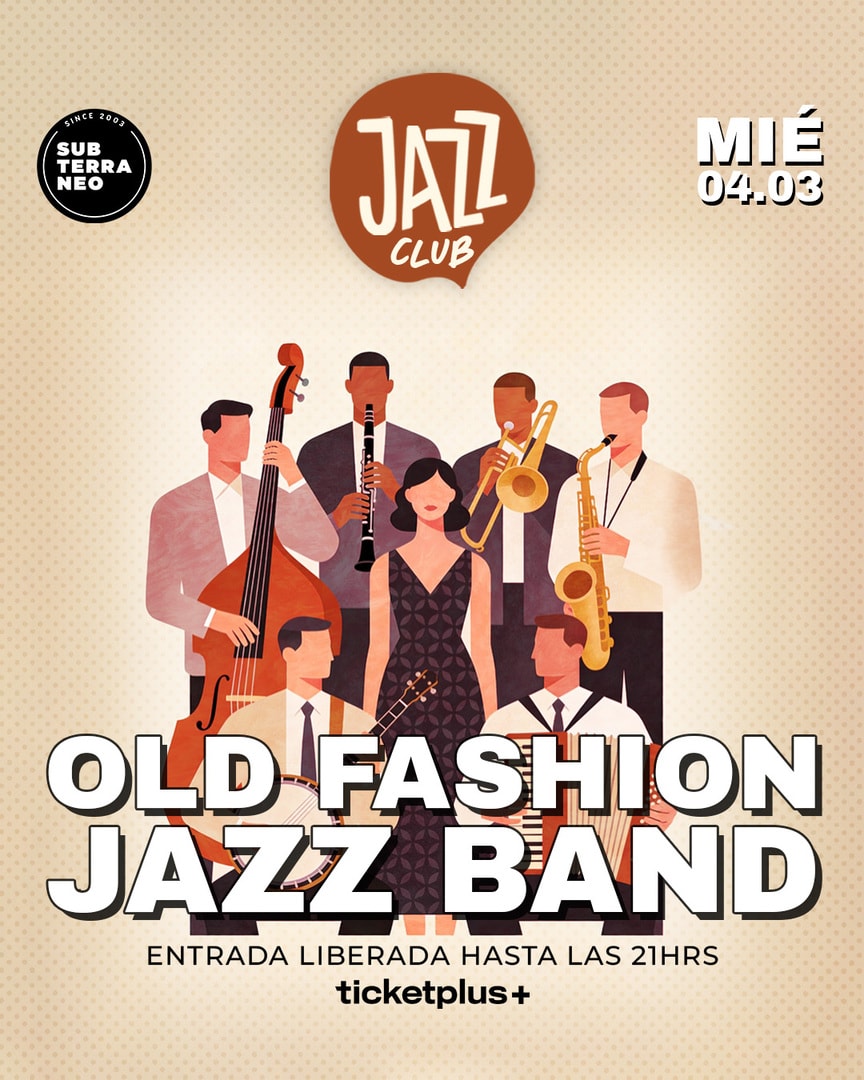 JAZZ CLUB 🎵 MIÉRCOLES 04 MARZO ★ Club Subterráneo 