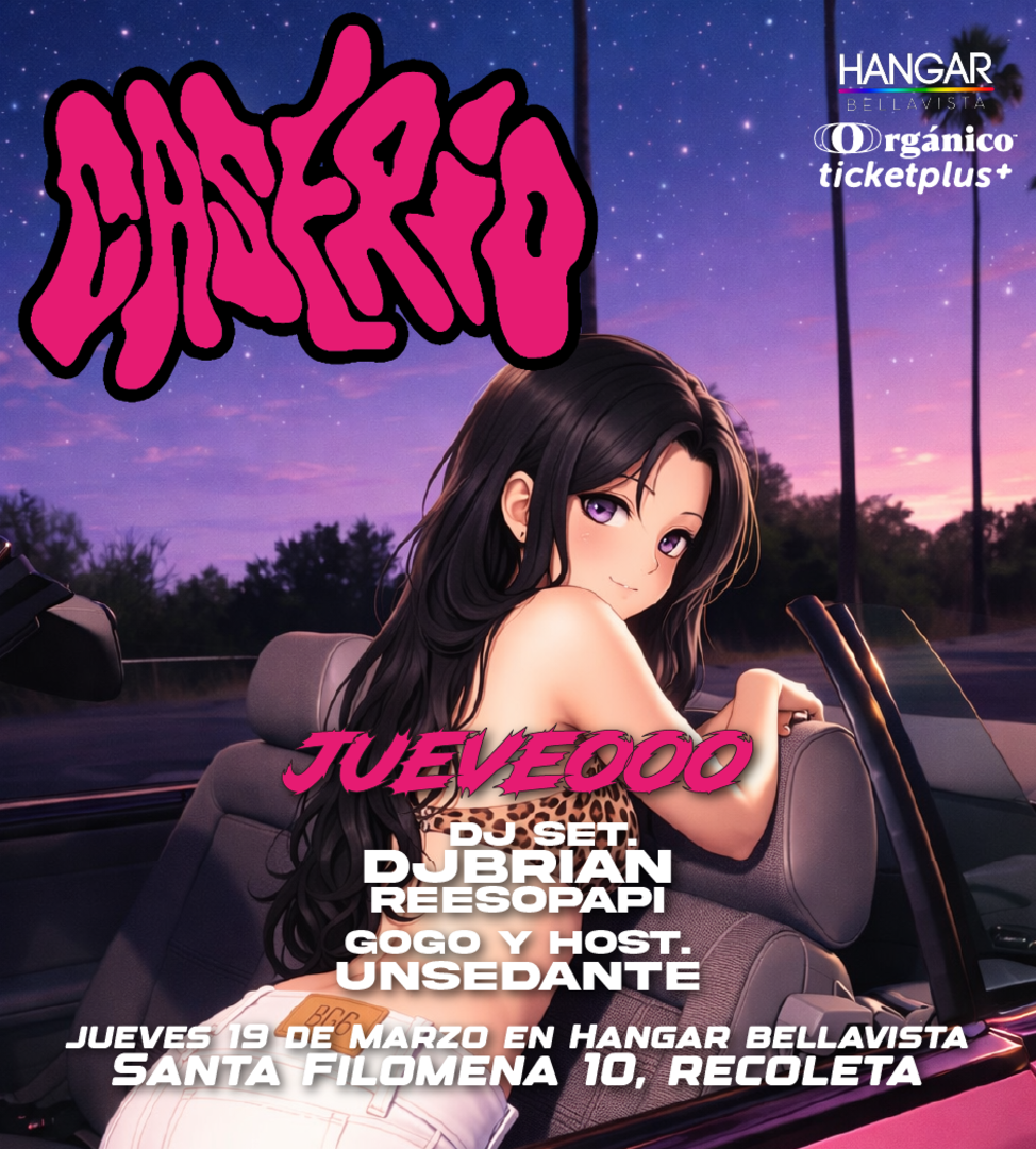 JUEVEOOO 😈 En Caserío fiesta 9 de Marzo en Hangar Bellavista