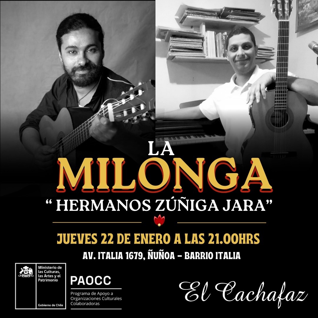 Milonga Jueves 22 Enero 21hrs 