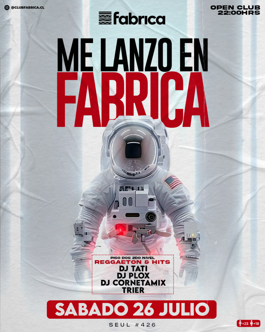 Club Fabrica Presenta @ Sábado 26 de Julio