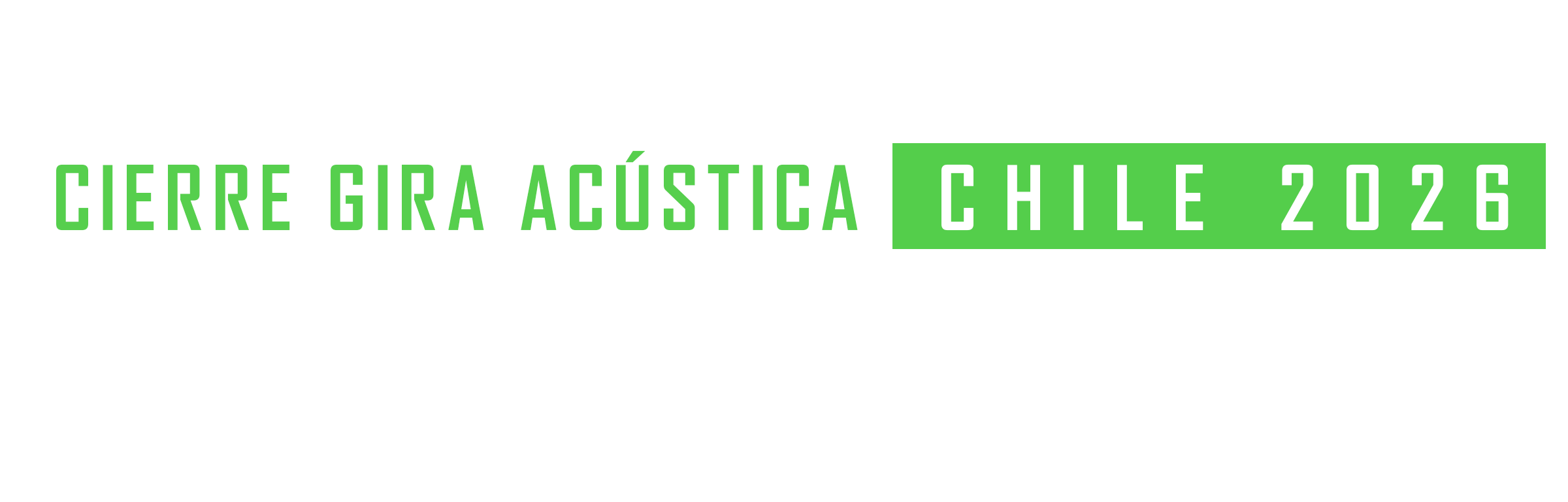 Gira Acústica Chile 2025